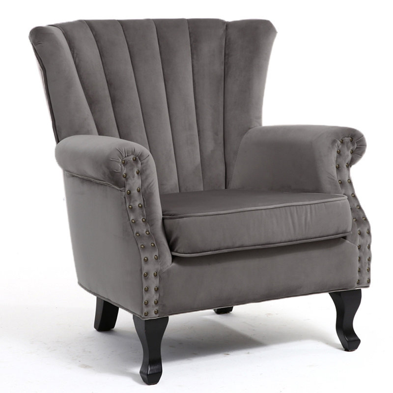 Three Posts Cadsden Wingback Chair & Reviews